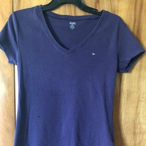 Women's Hilfiger purple t-shirt